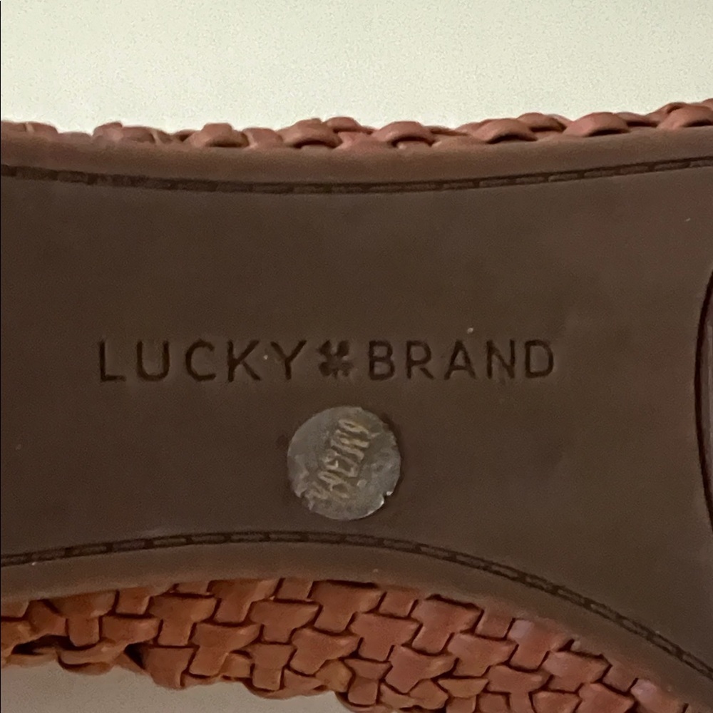 New: Lucky Brand Woven Ballet Flats sz 6 feminine slip on - Picture 2 of 4